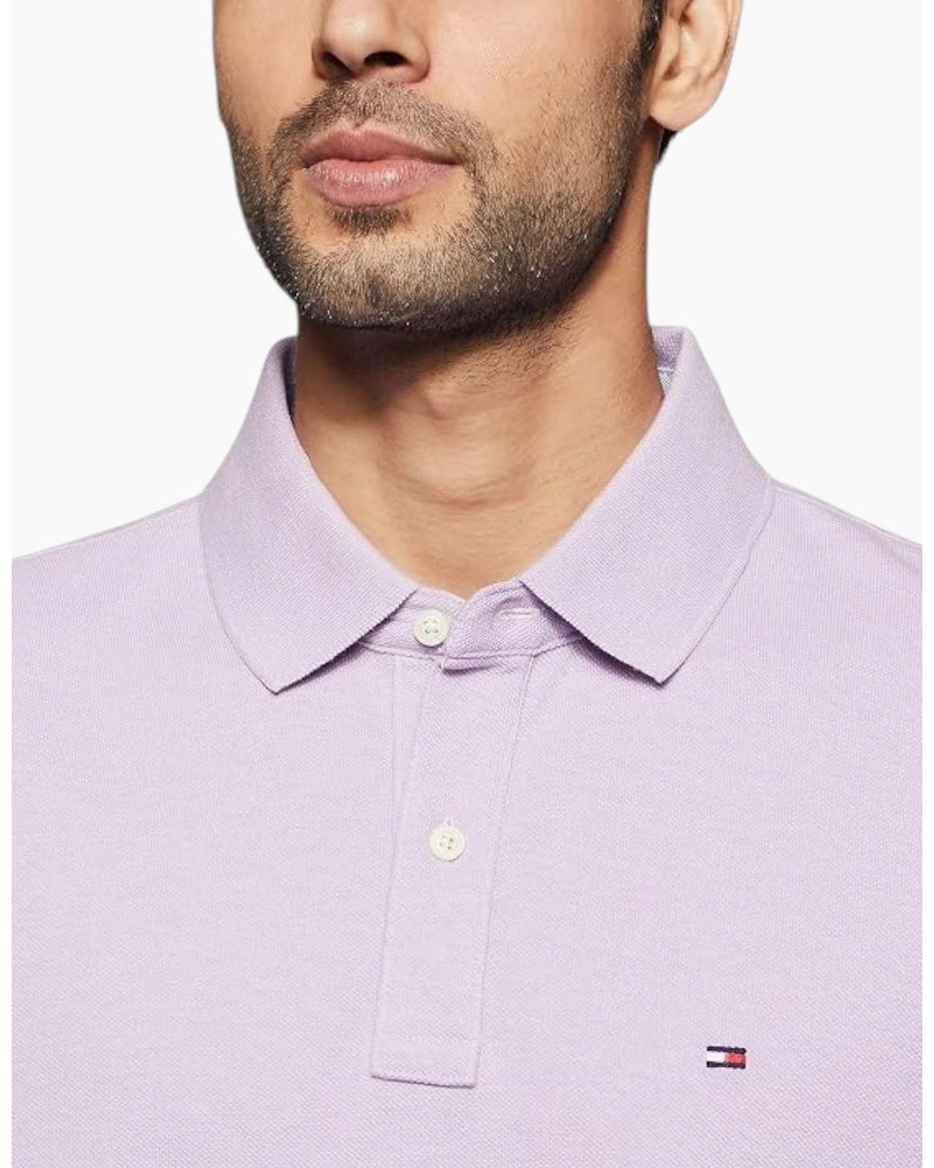 Tommy Hilfiger Purple Polo Shirts Golf Top