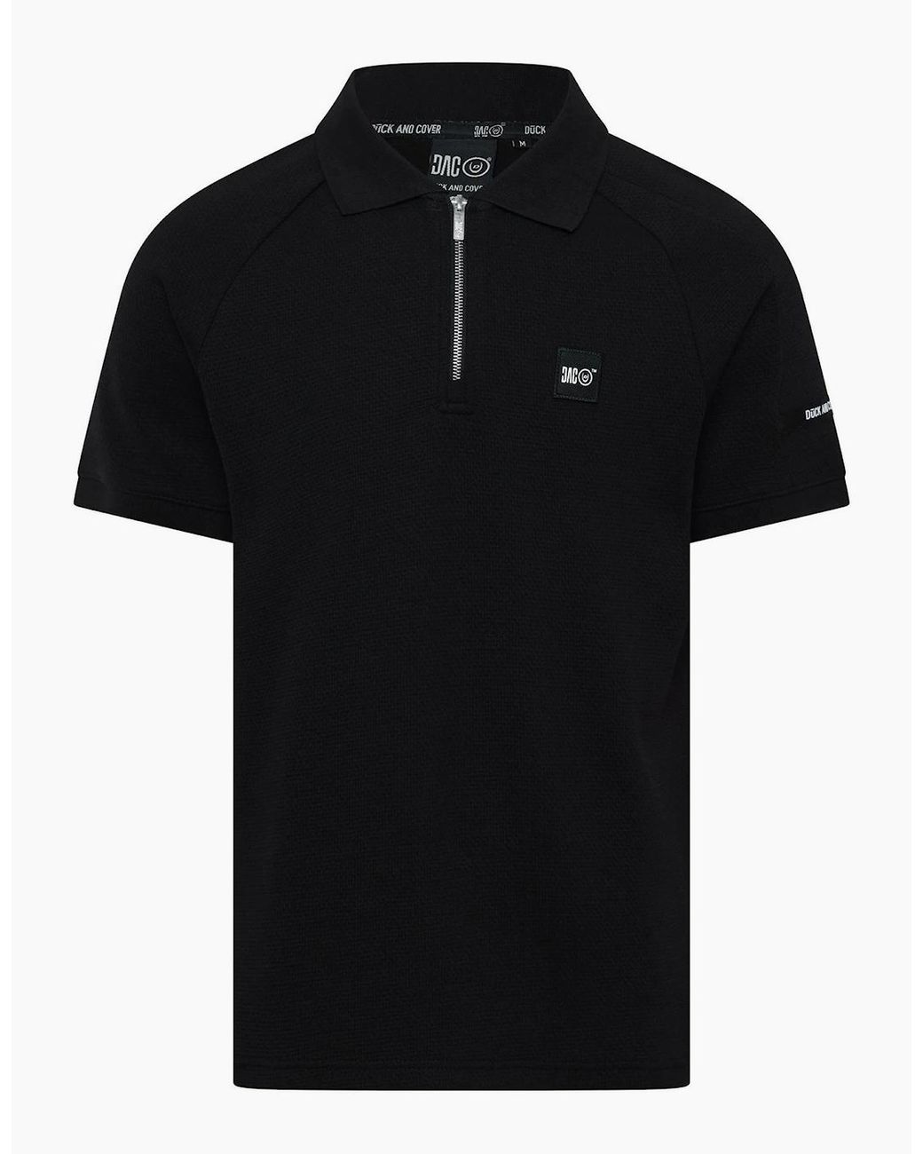 Duck and Cover Black Topfield Polo Shirt for men