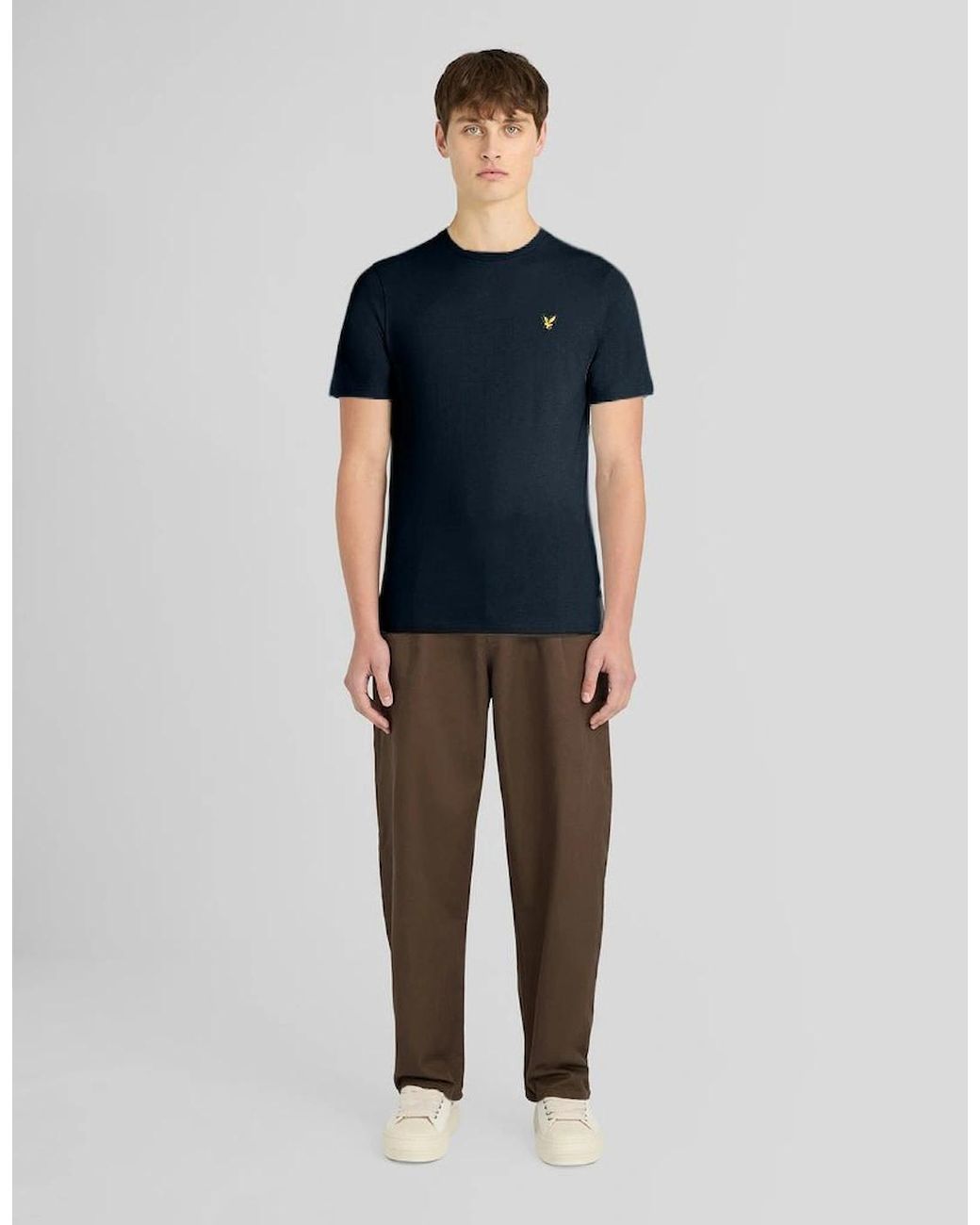 Lyle & Scott Blue Everyday Cotton Crew Neck T-Shirt for men