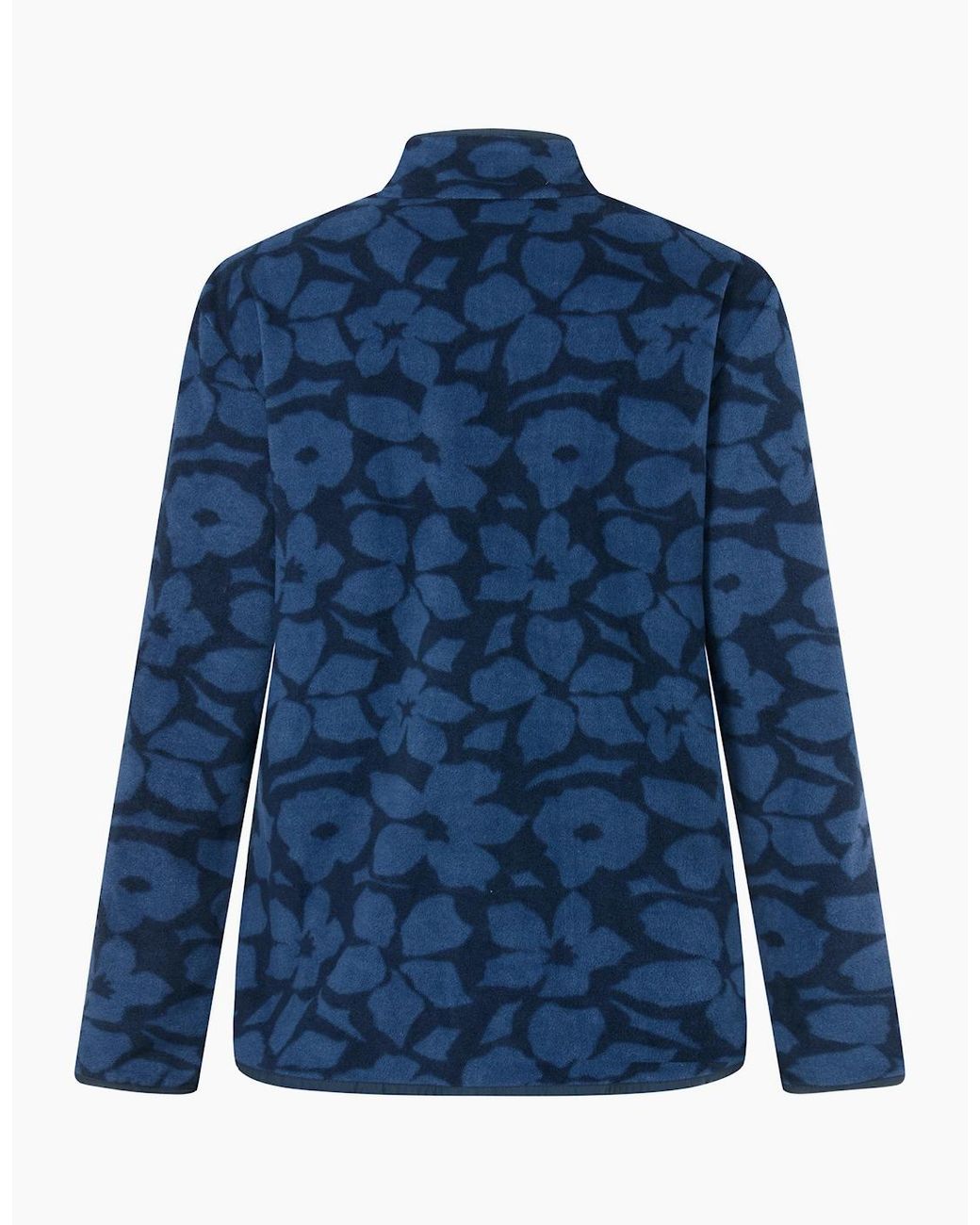 Regatta Blue Ladies Frankie Shadow Flower Full Zip Fleece Jacket