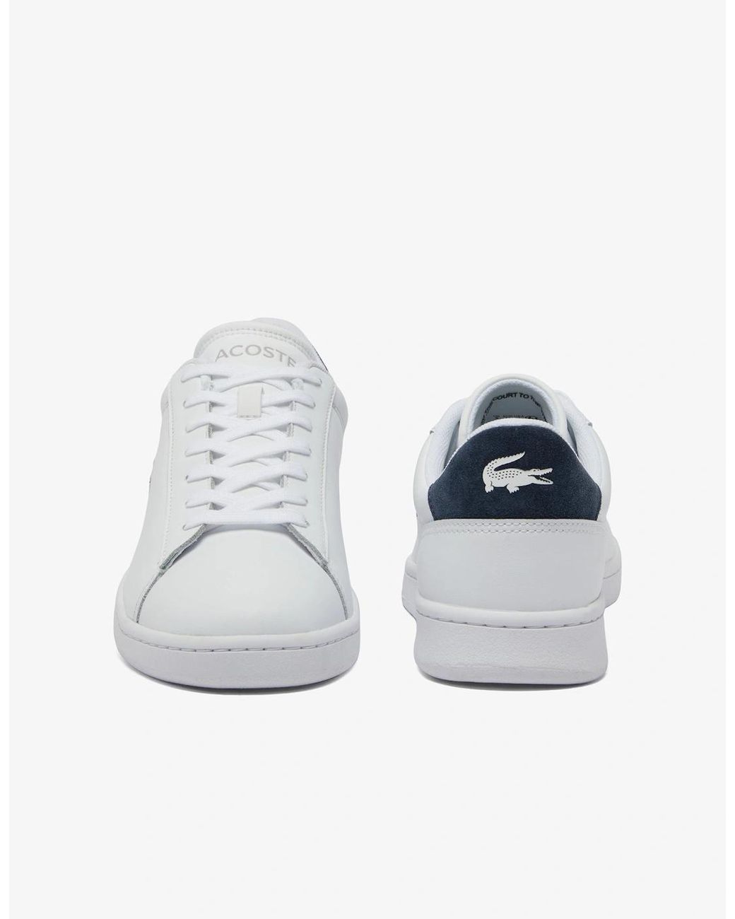 Lacoste White Carnaby Leather Trainers for men
