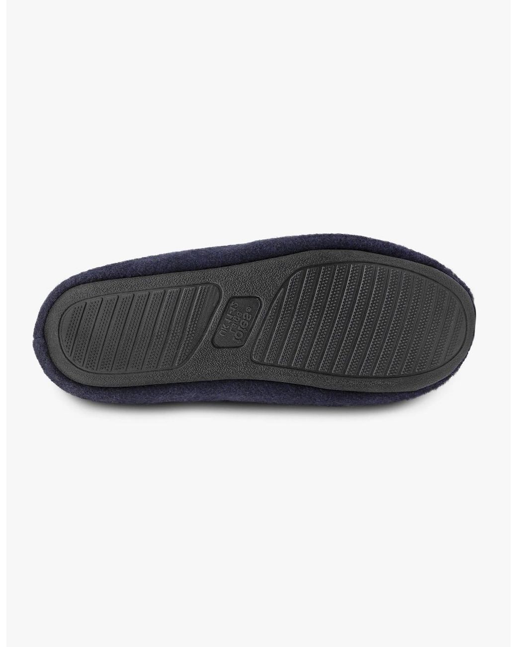 Totes Blue Isotoner Novelty Stag Mule Slippers for men