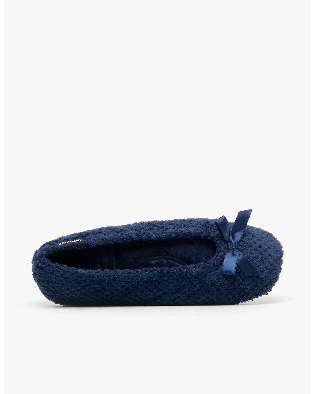 Totes Blue Isotoner Popcorn Ballet Ballerina Slippers