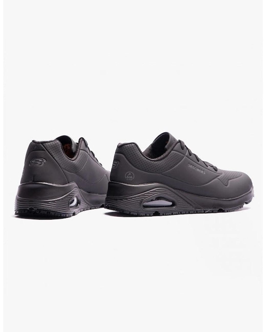 Skechers Black Work 108021Ec Uno Sr Occupational Trainers