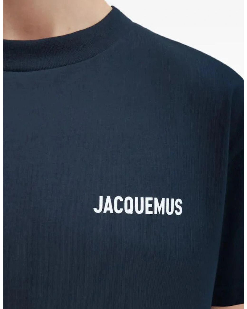 Jacquemus Blue Le T-Shirt Logo for men