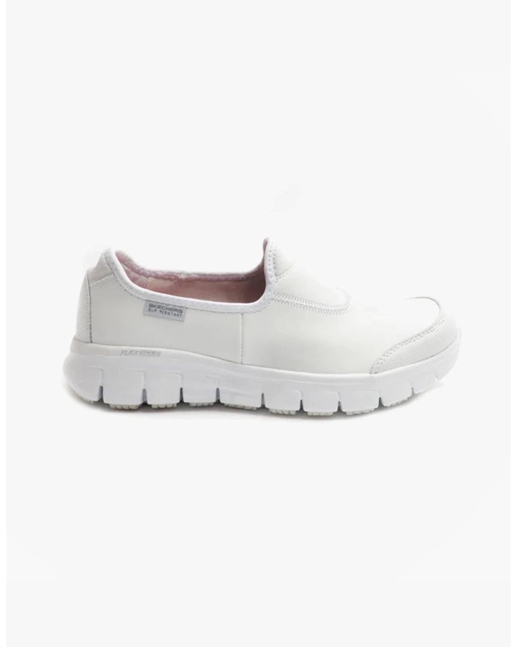 Skechers White Work 76536Ec Sure Track Sr Occupational Trainers