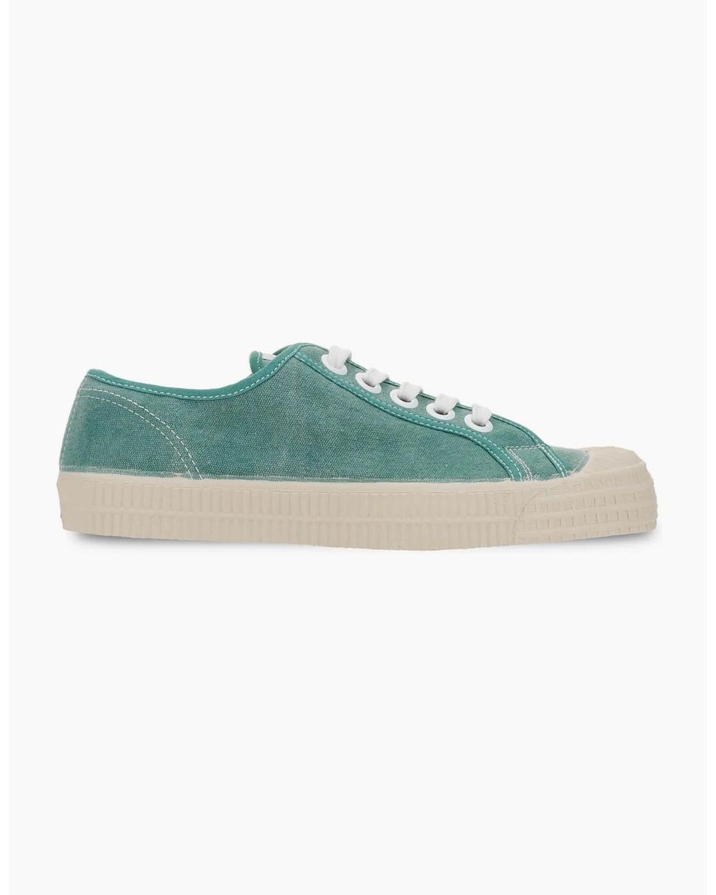 Novesta Green Star Master Washed Canvas Trainers