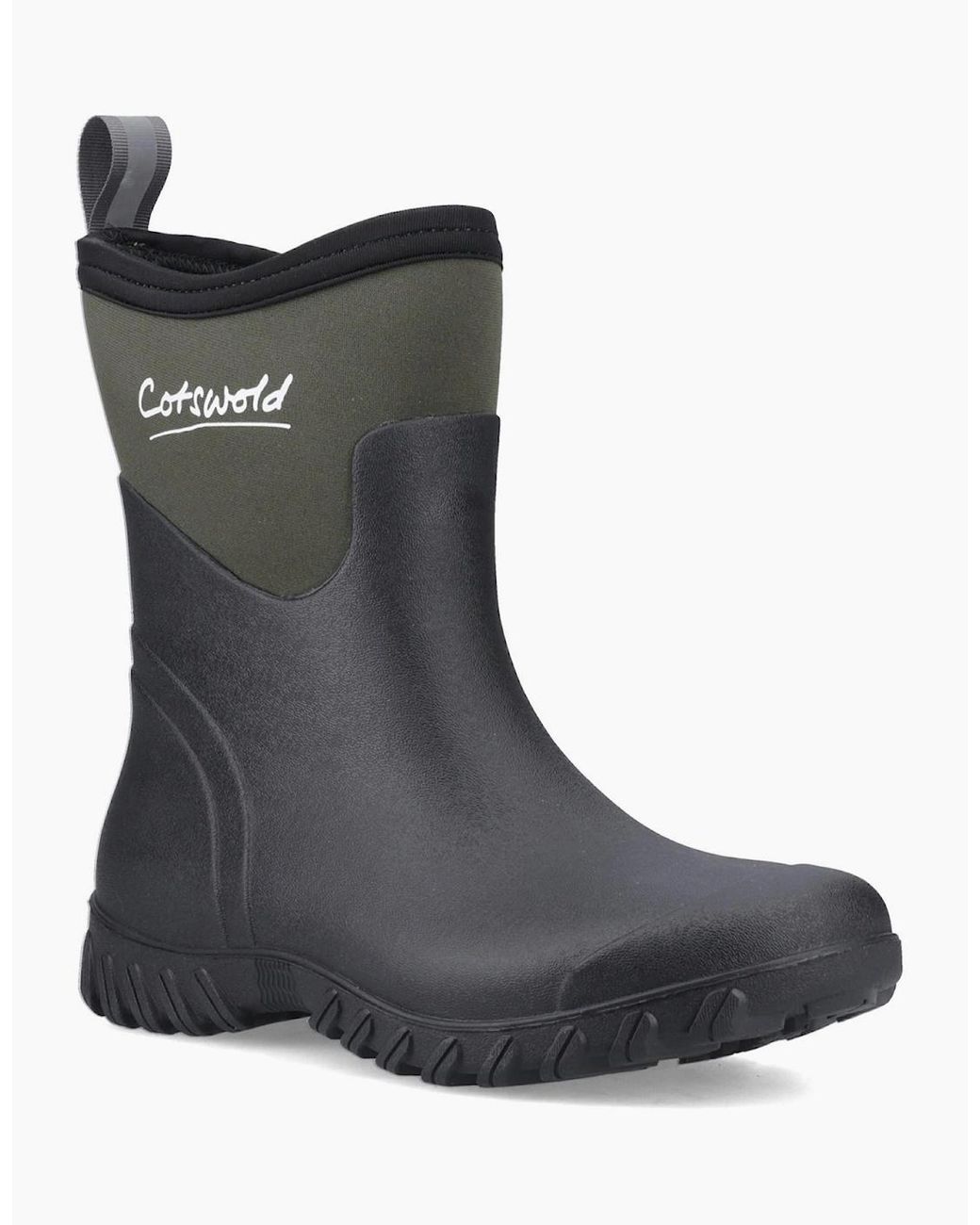 Cotswold Black Winfield Short Wellington Boots