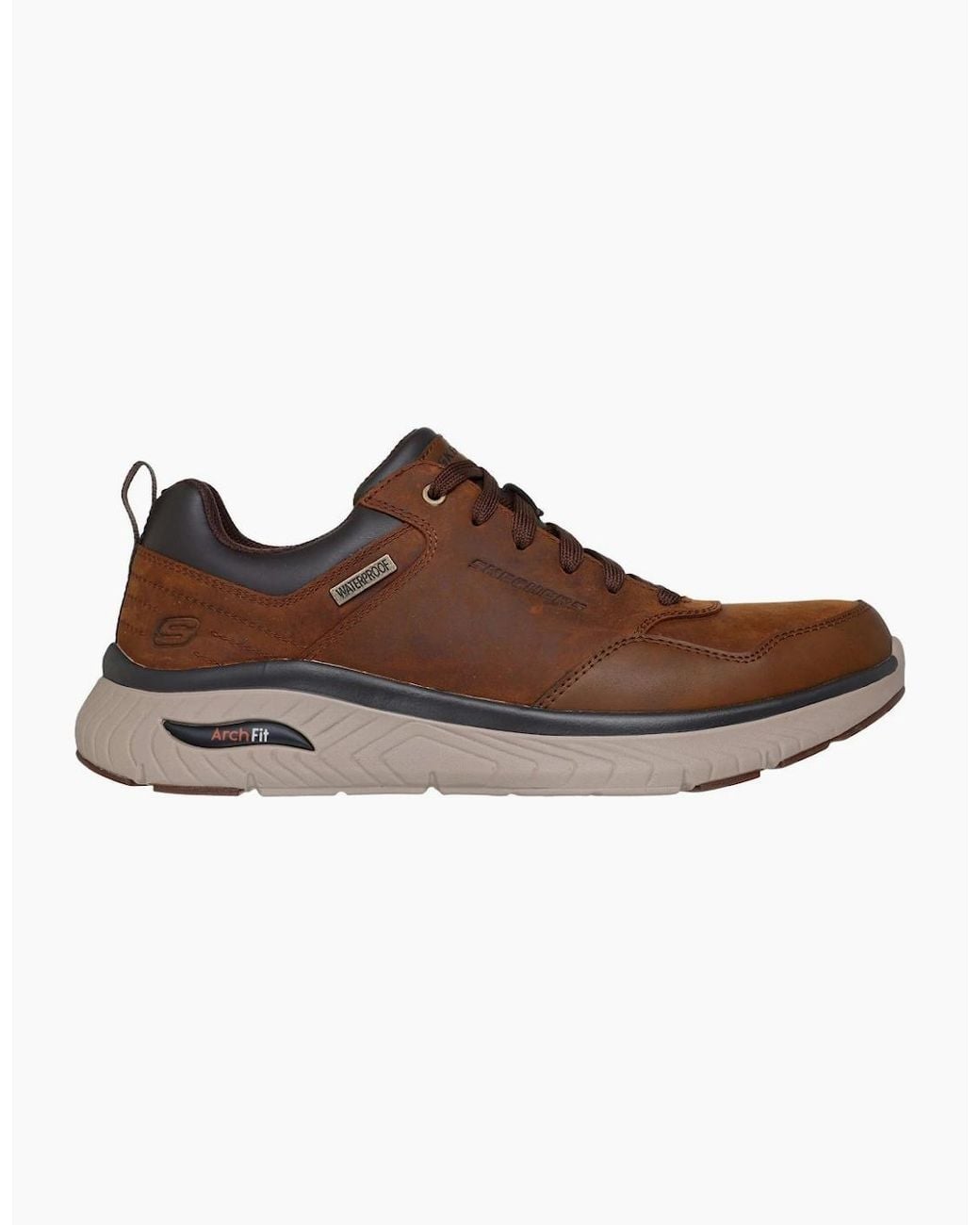 Skechers Brown Arch Fit Crosser Ronaldo Trainers for men