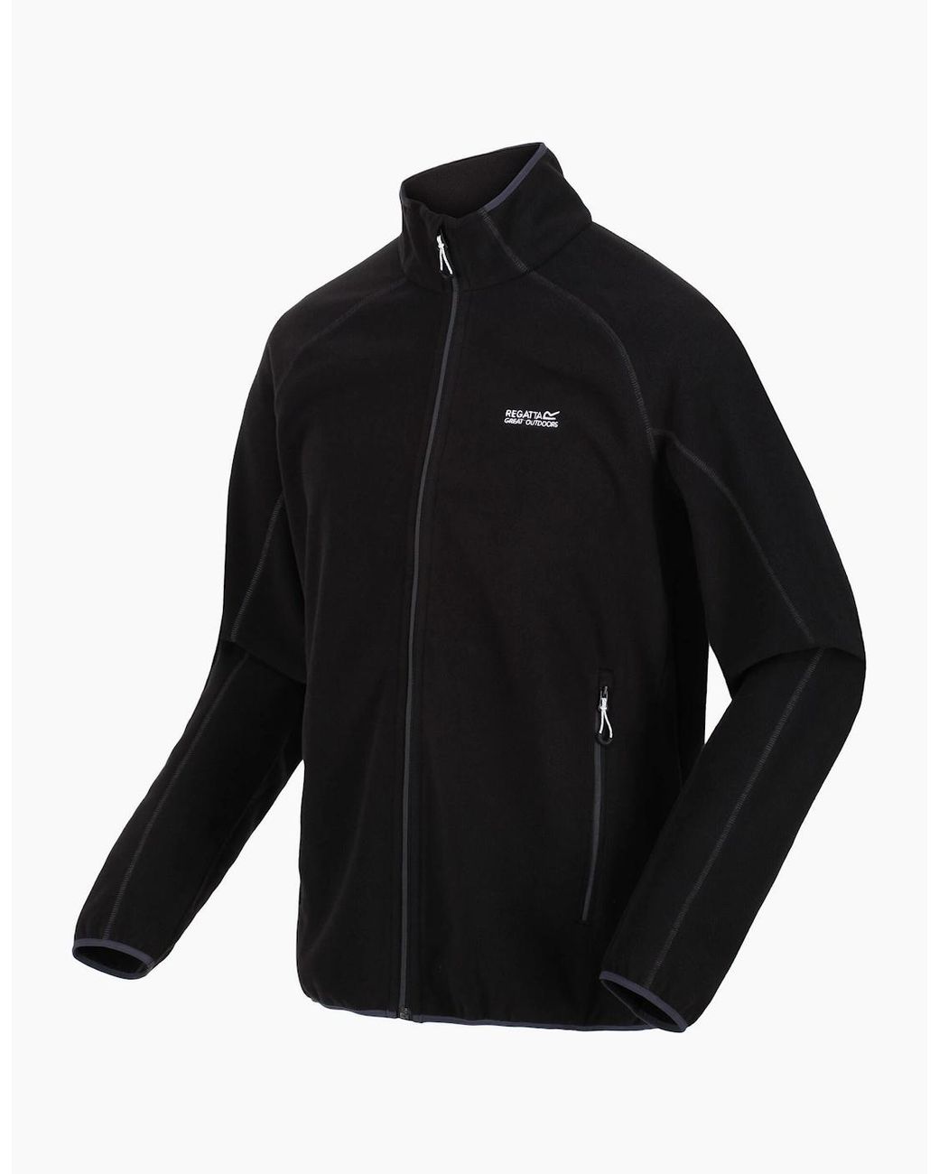 Regatta Black Hadfield Full Zip Fleece Jacket for men