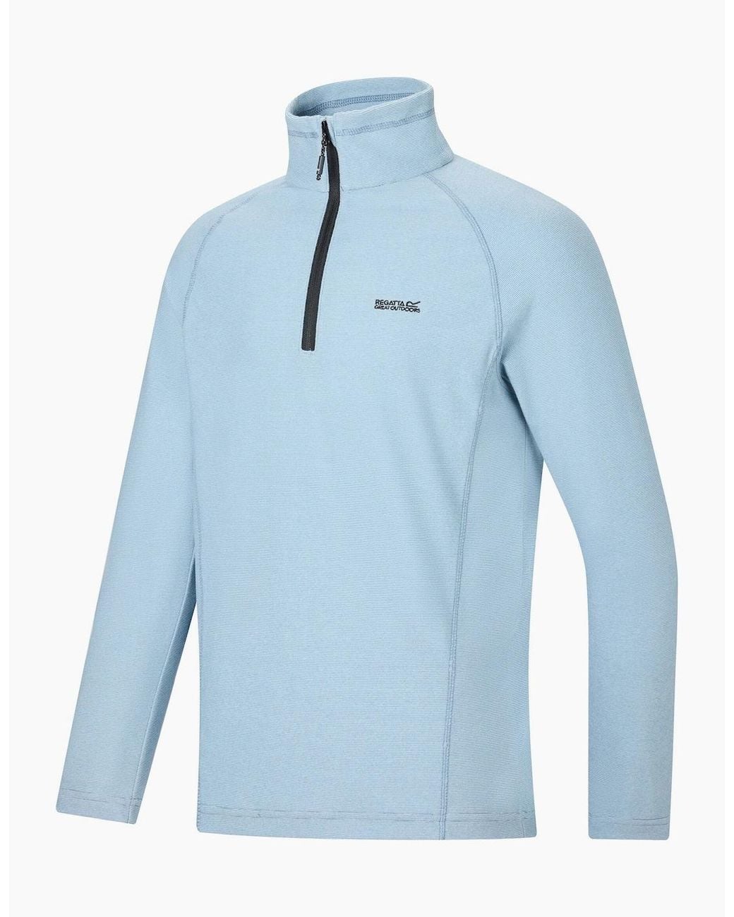 Regatta Blue Great Outdoors Montes Funnel Neck Fleece Jumper for men