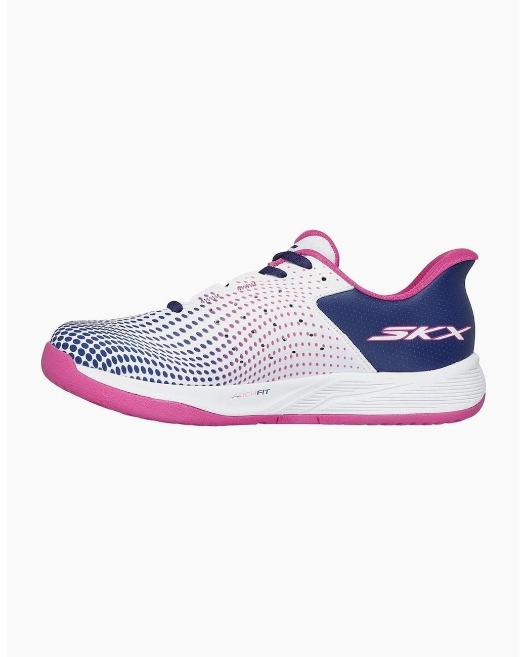 Skechers Blue Slip-Ins Relaxed Fit Viper Court Reload Trainers