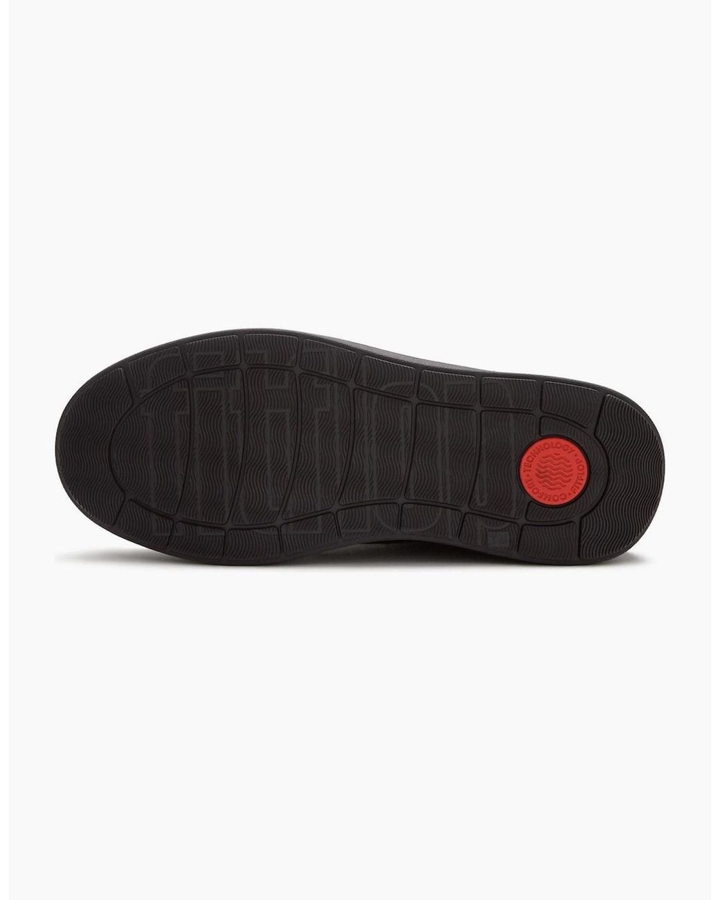 Fitflop Black Gen-Ff Roam Knit Suede Chocolate Boots