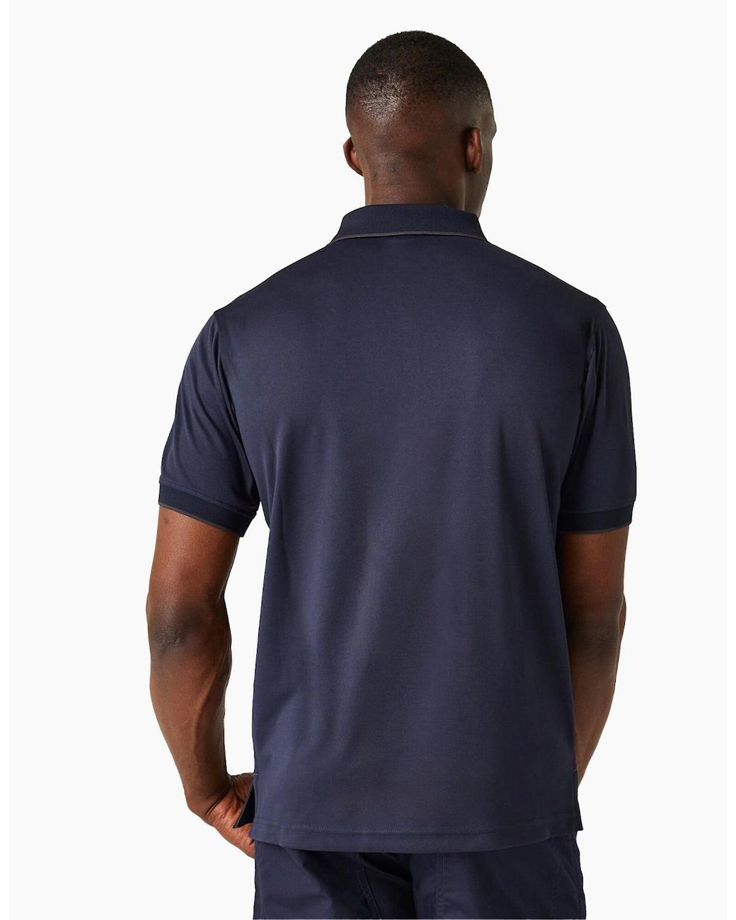 Regatta Blue Professional Short-Sleeved Polo Shirt for men