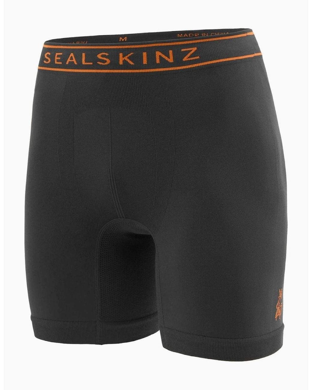 SealSkinz Black Newton Running Boxer Shorts for men