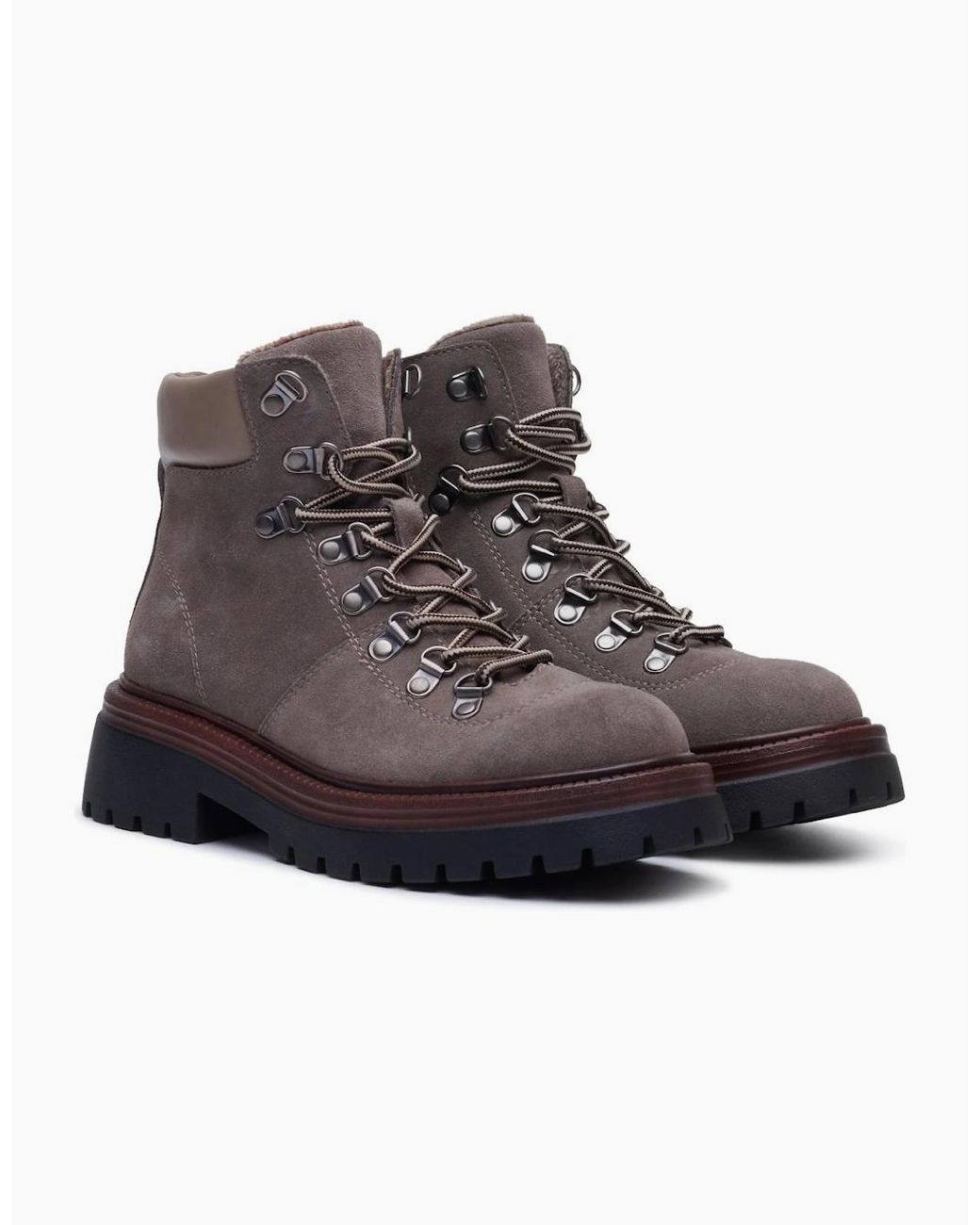Hush Puppies Brown Robyn Hiker Ankle Boots