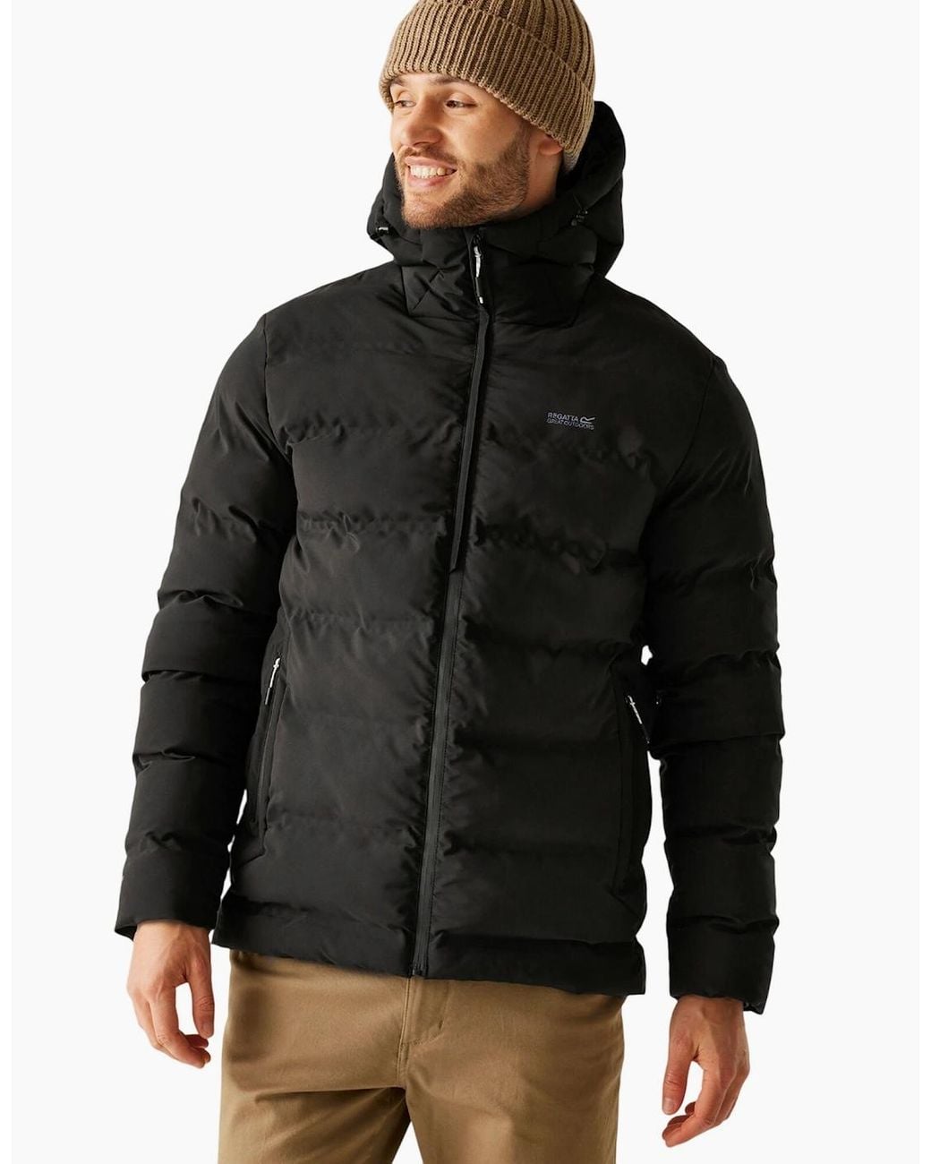 Regatta Black Altoro Thermal Waterproof Jacket for men