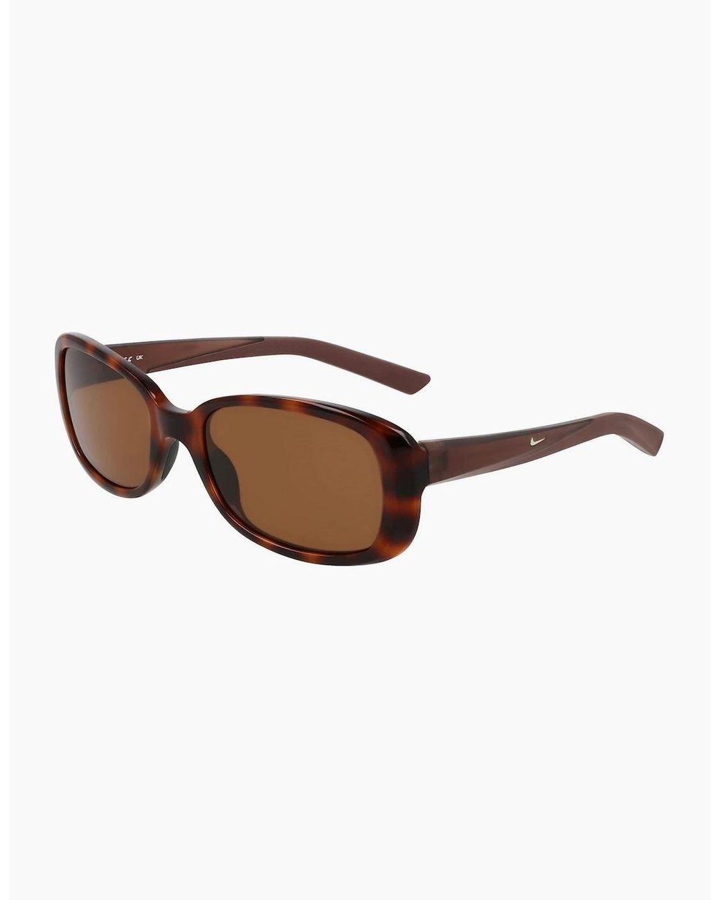 Nike Brown Breeze Oval Sunglasses for men