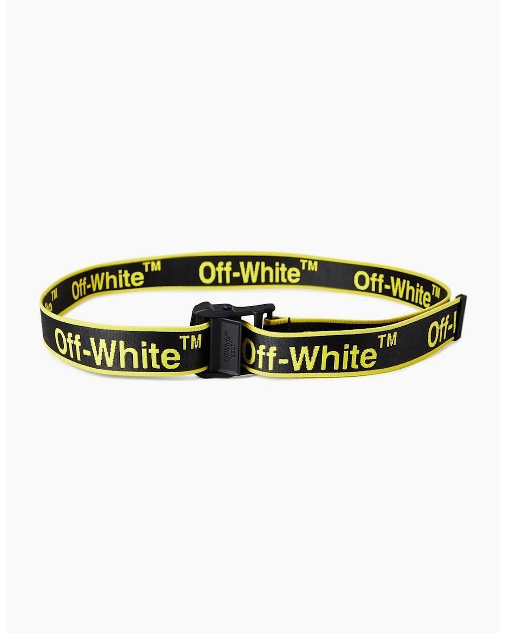 Off-White c/o Virgil Abloh Green Graphic Industrial Belt for men