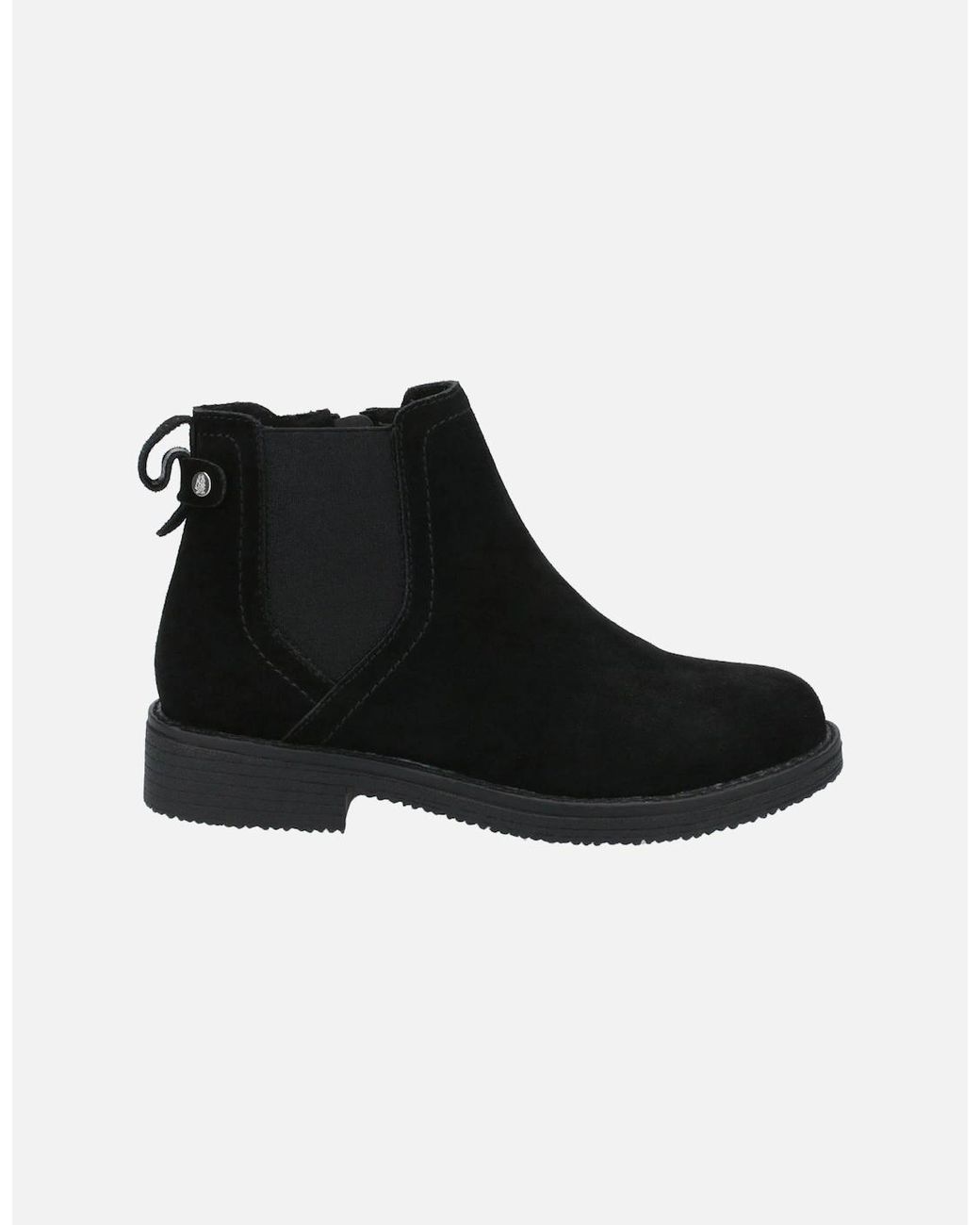 Hush Puppies Black Maddy Wide Fit Chelsea Boots