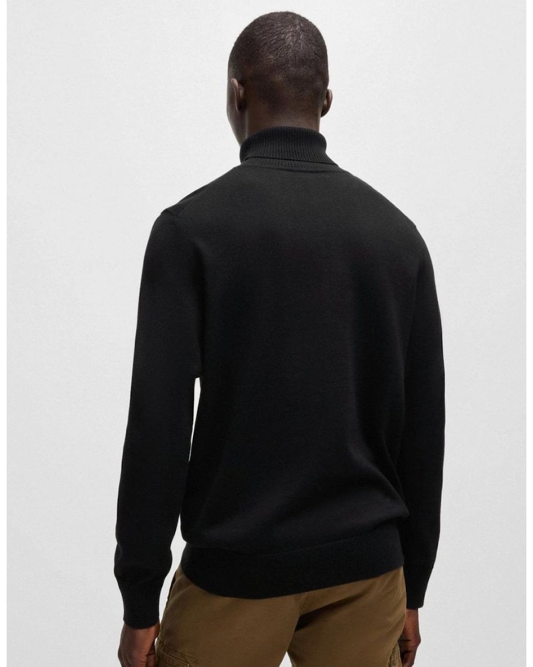 Boss Black Boss Akiro Funnel Neck Jumper for men