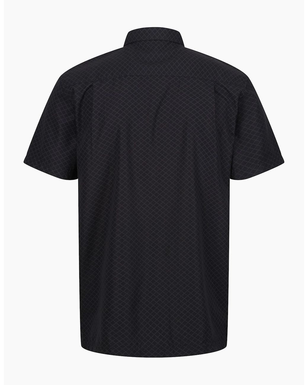 Regatta Black Mindano Viii Criss-Cross Shirt for men