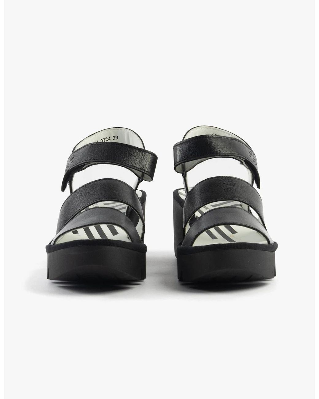 Fly London Black Bexy575Fly Sandals