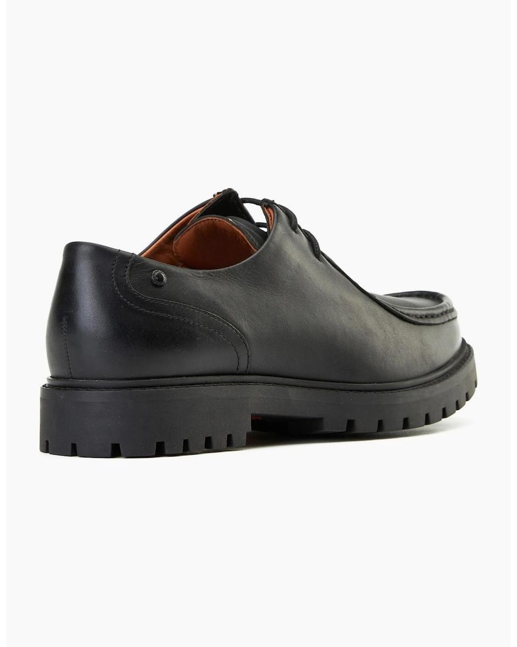 Base London Black Carbon Wallabe Shoes for men