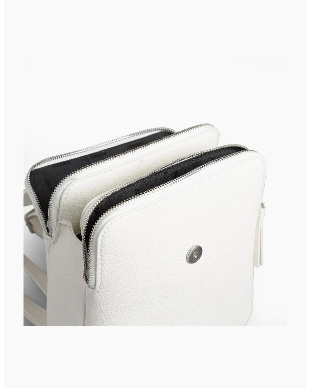 DKNY White Gallen Backpack