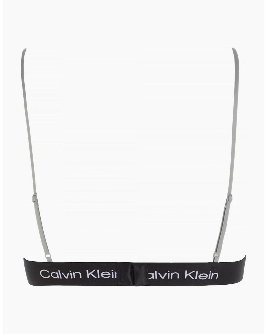 Calvin Klein Gray Ck 1996 Unlined Triangle Bra, Heather