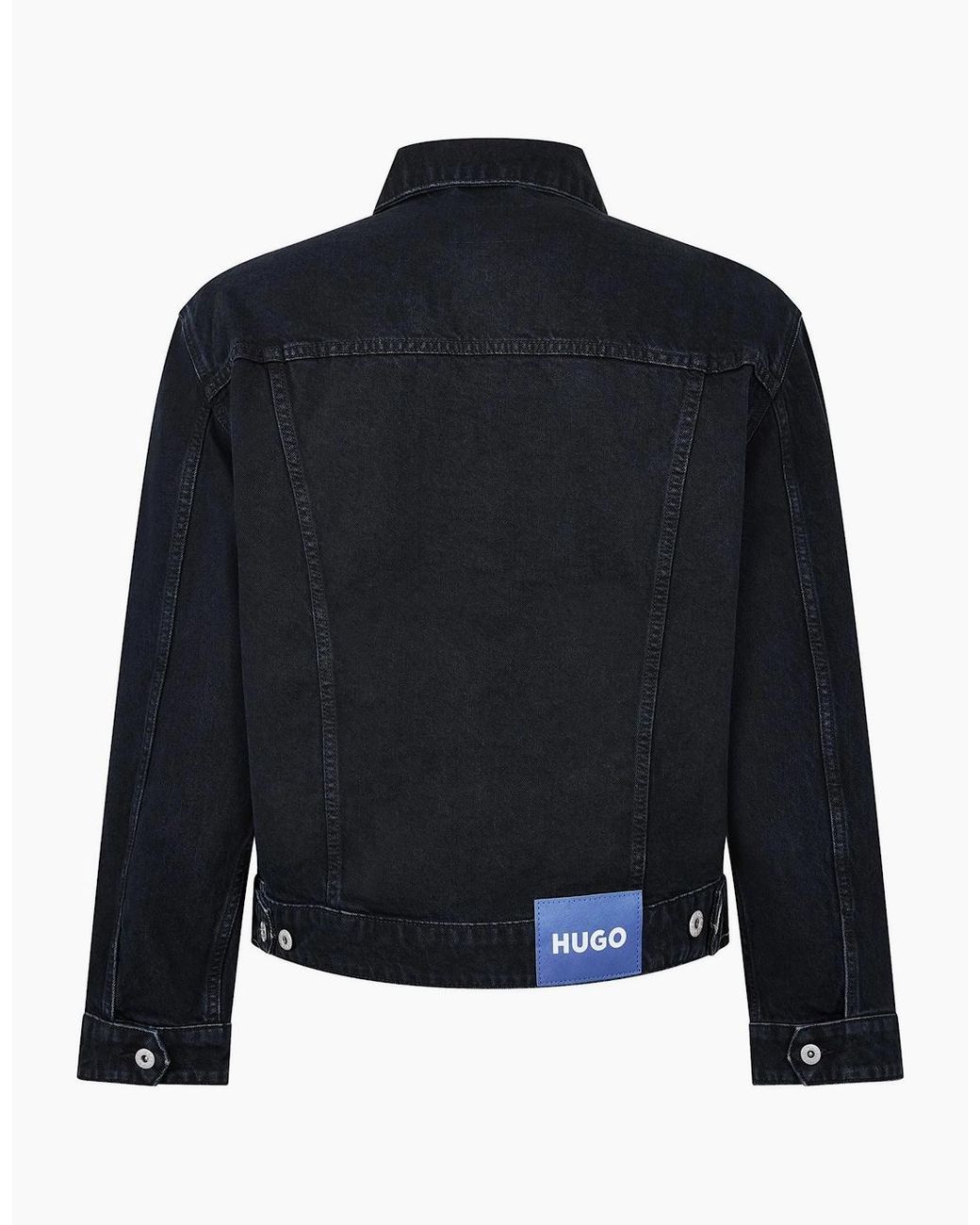 Boss Blue Regular Fit Collared Neck Shirt Collar Long Sleeve Top for men