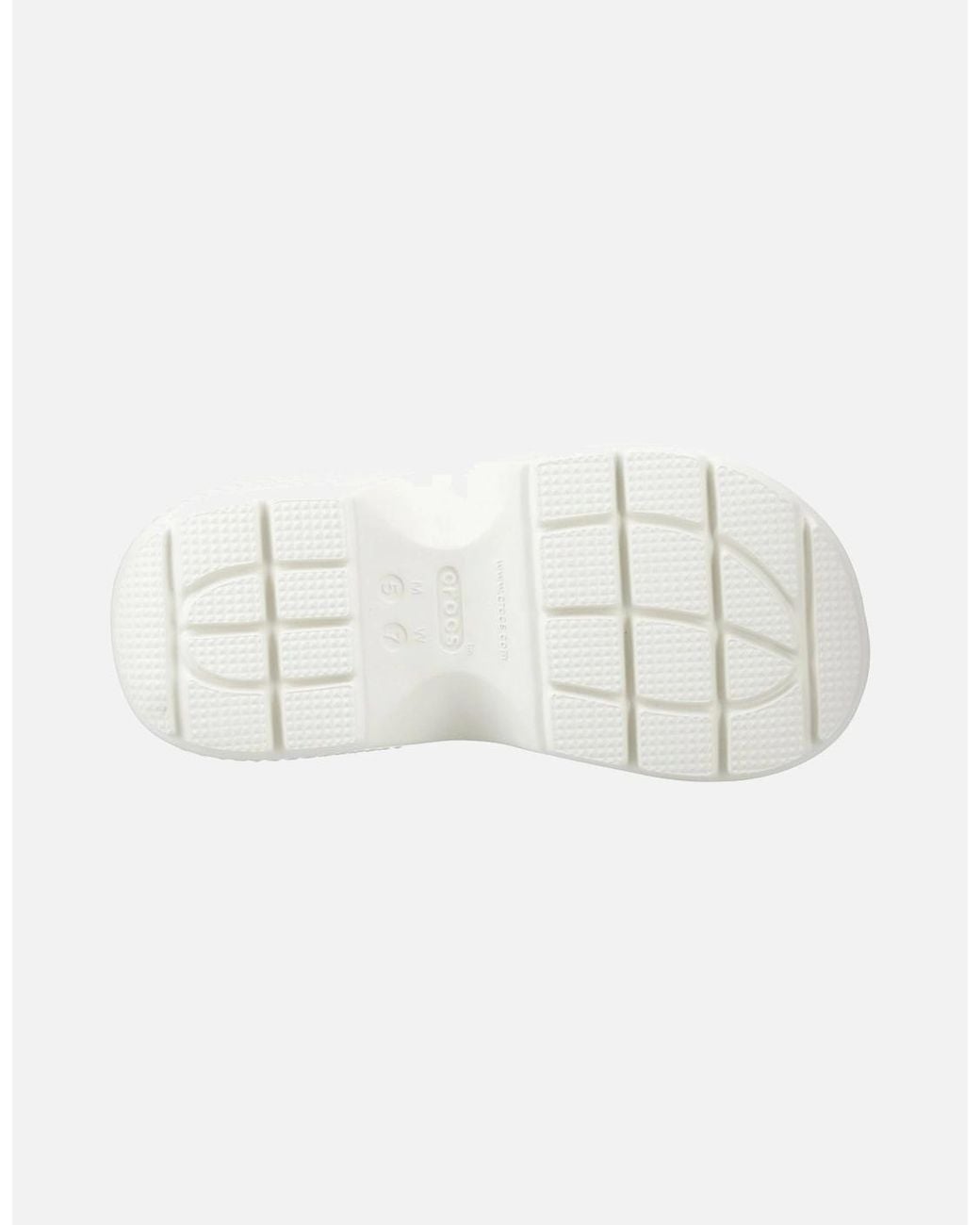 CROCSTM White Stomp Shorty Synthetic Linen Boots