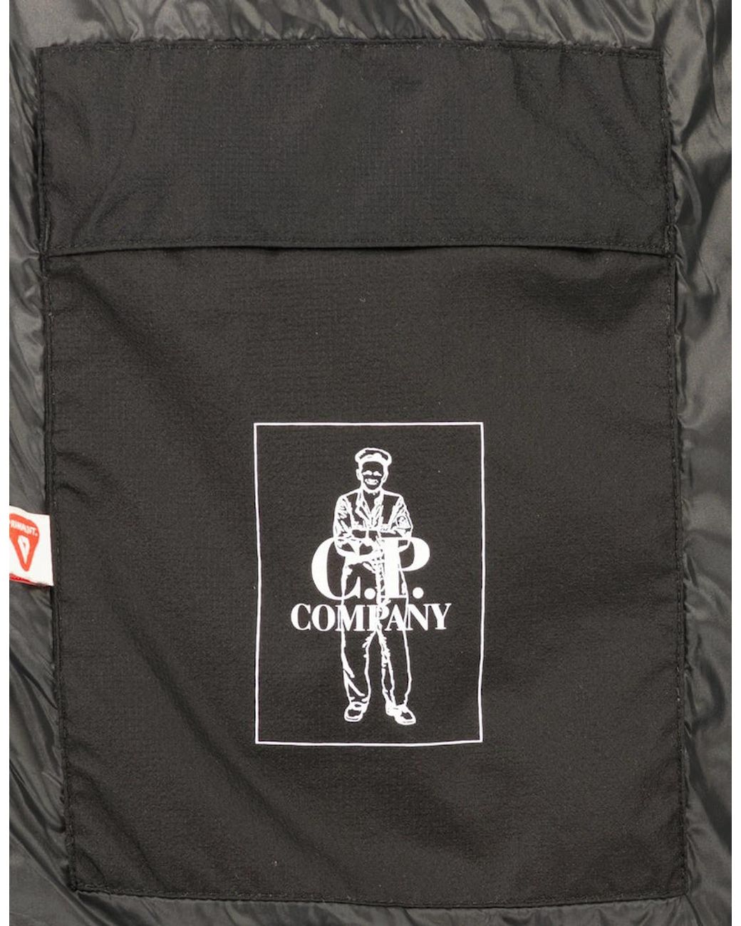 C P Company Black Metropolis Padded Pertex Vest for men