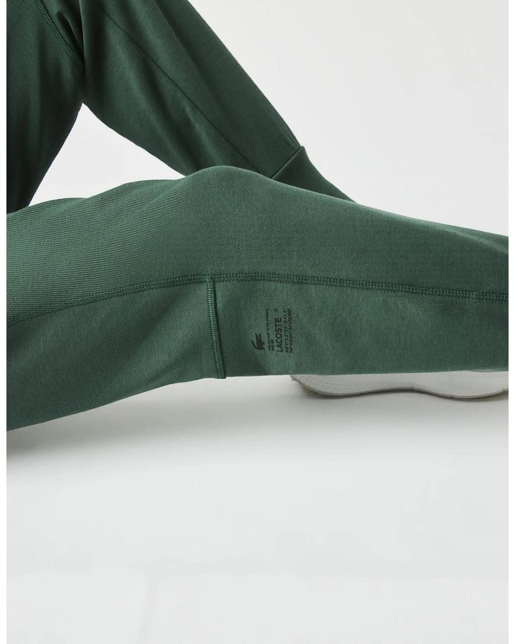 Lacoste Green Cotton Sweatpants