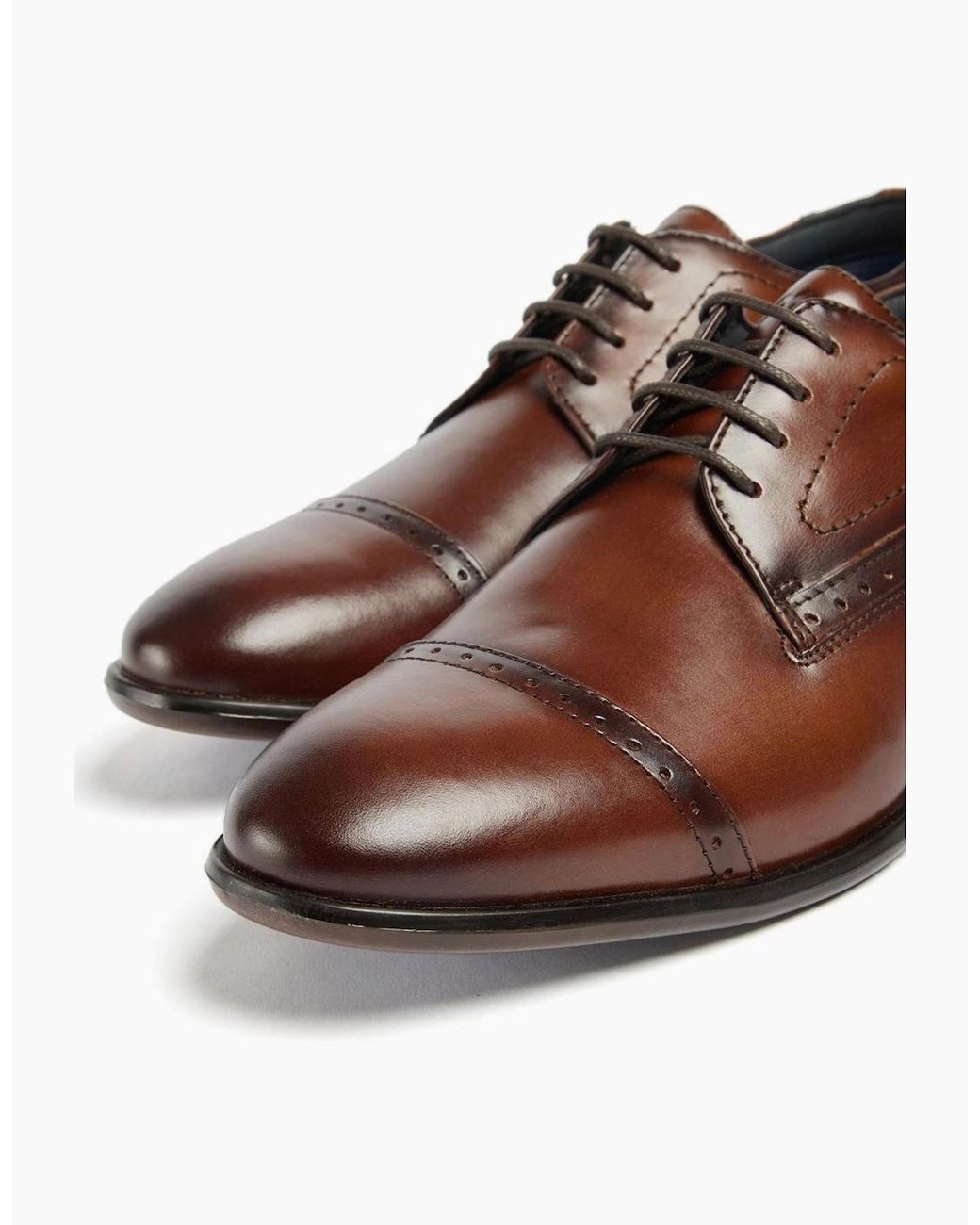 Pod Brown Ralph Oxford Shoes Cognac for men
