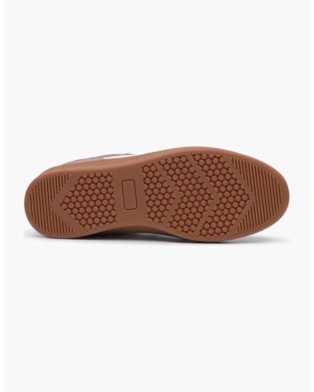 Hush Puppies Pink Maura Suede Stone Trainers