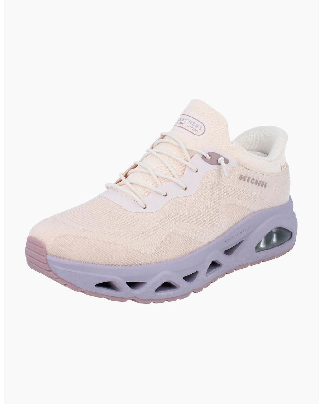 Skechers White Slip Ins Uno Glide Step