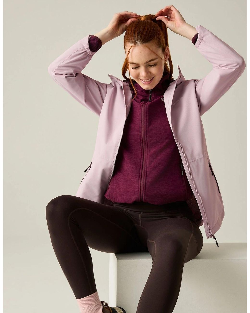 Regatta Pink Ladies Hamara Iv Waterproof Jacket