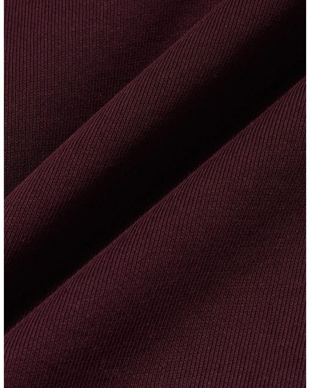 Lacoste Purple Fleece Classic Fit Hoodie for men