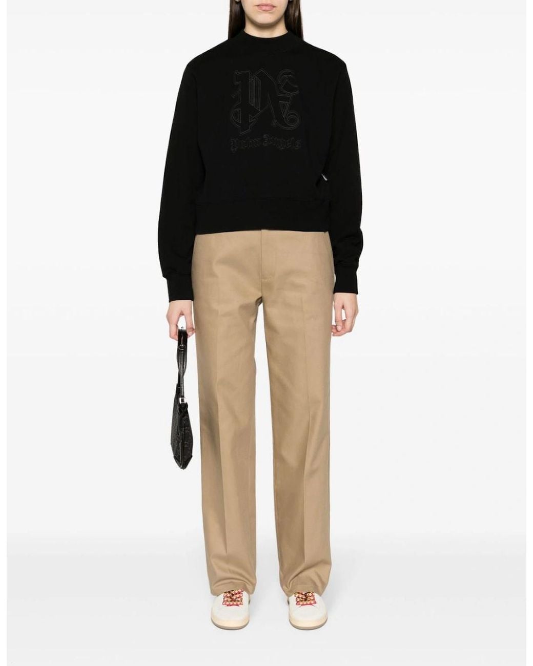 Palm Angels Black Statement Crewneck