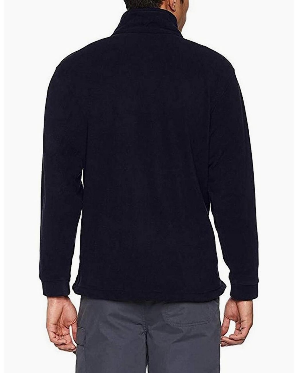 Regatta Blue Thor Overhead Half Zip Anti-Pill Fleece Top (170 Gsm) for men
