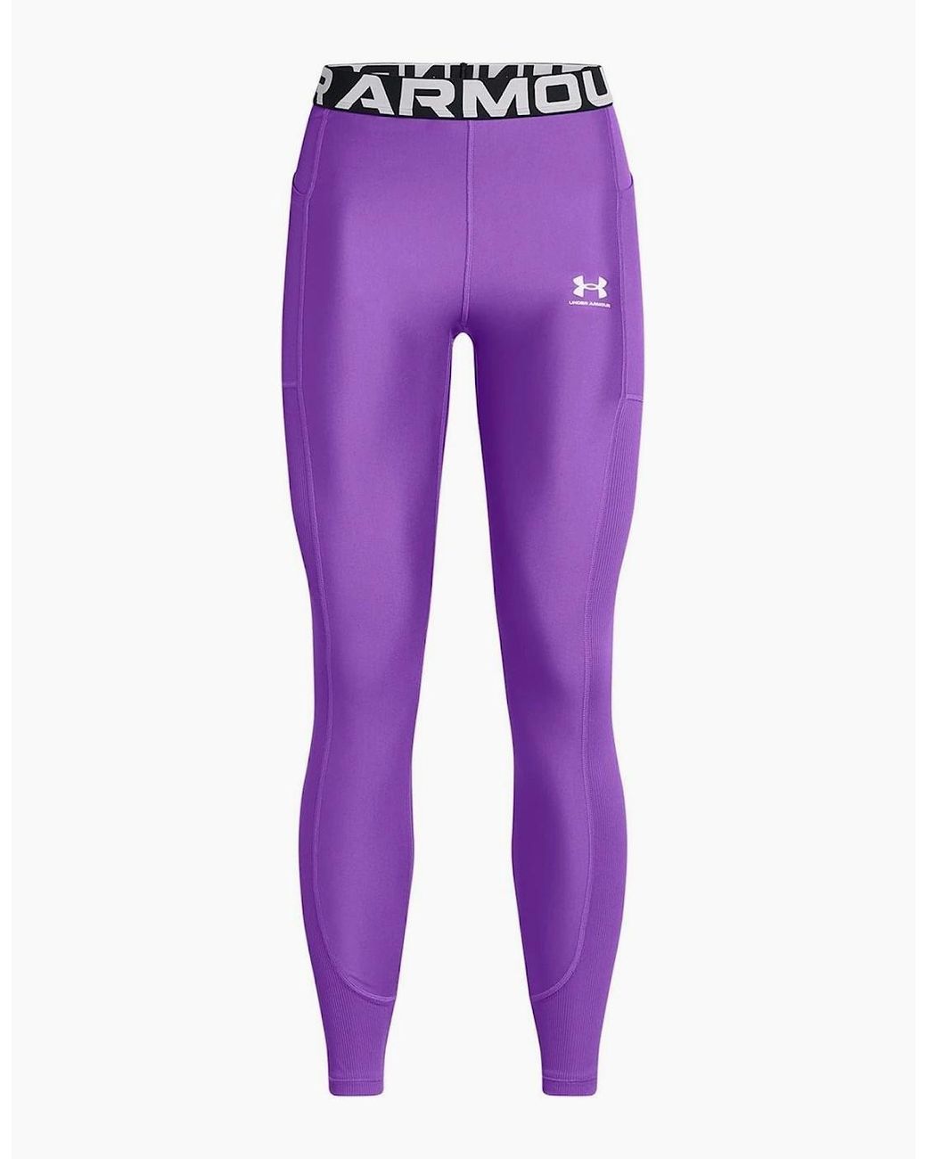 Under Armour Purple Heatgear Leg