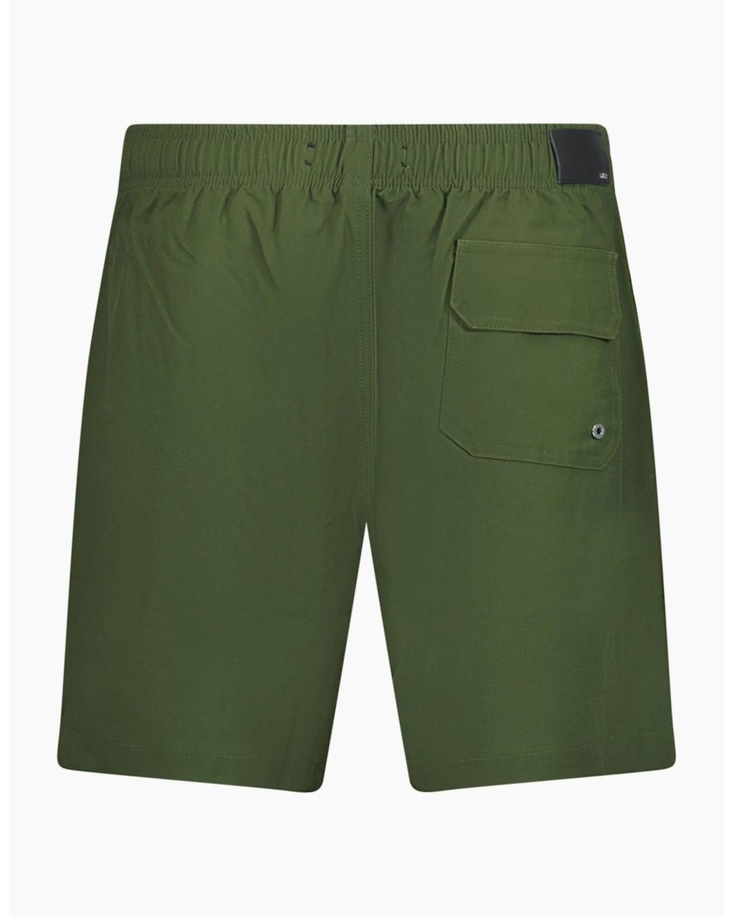 Amiri Green Core Logo Drawstring Swim Shorts for men