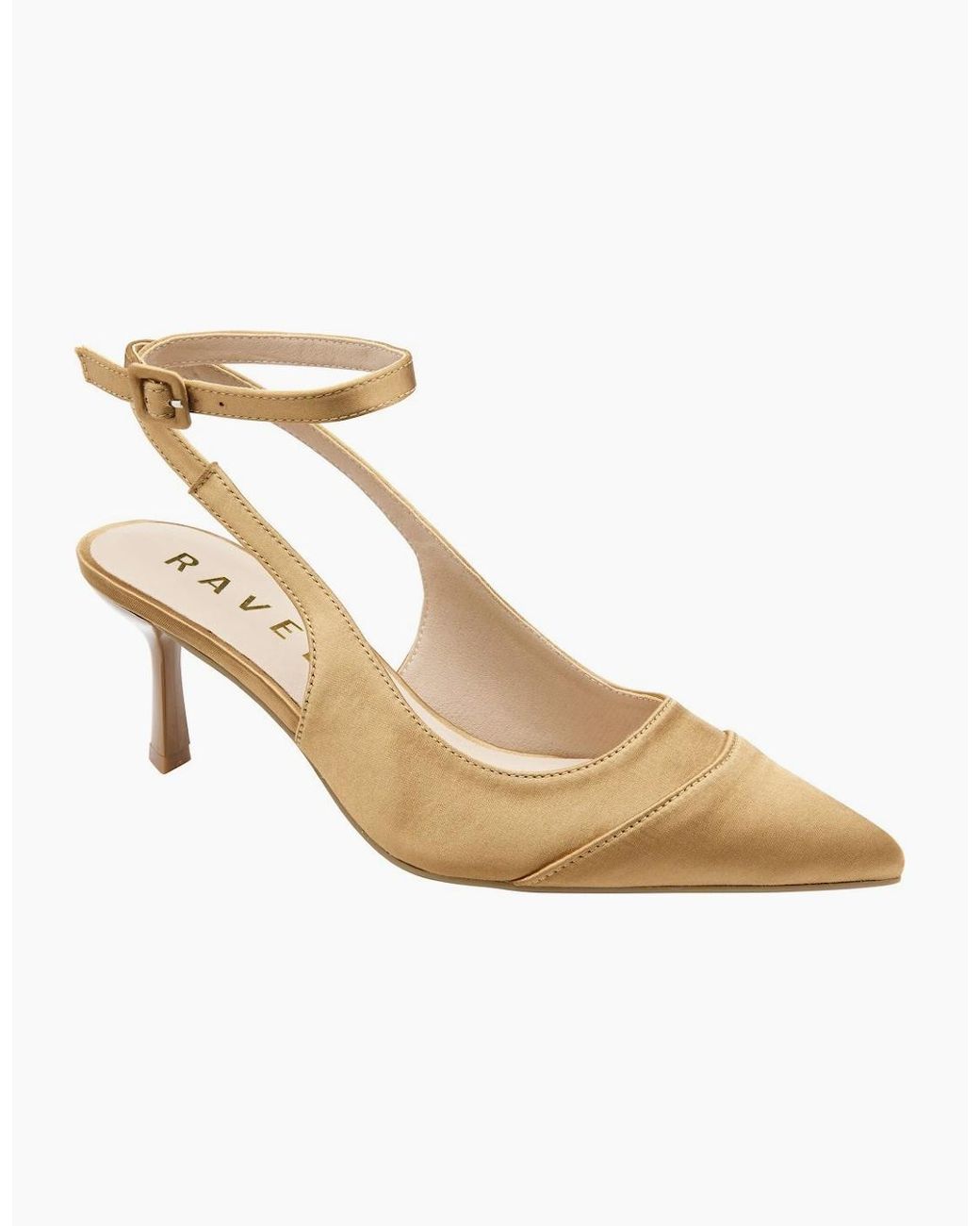 Ravel Metallic Catrine Slingback Court Shoes