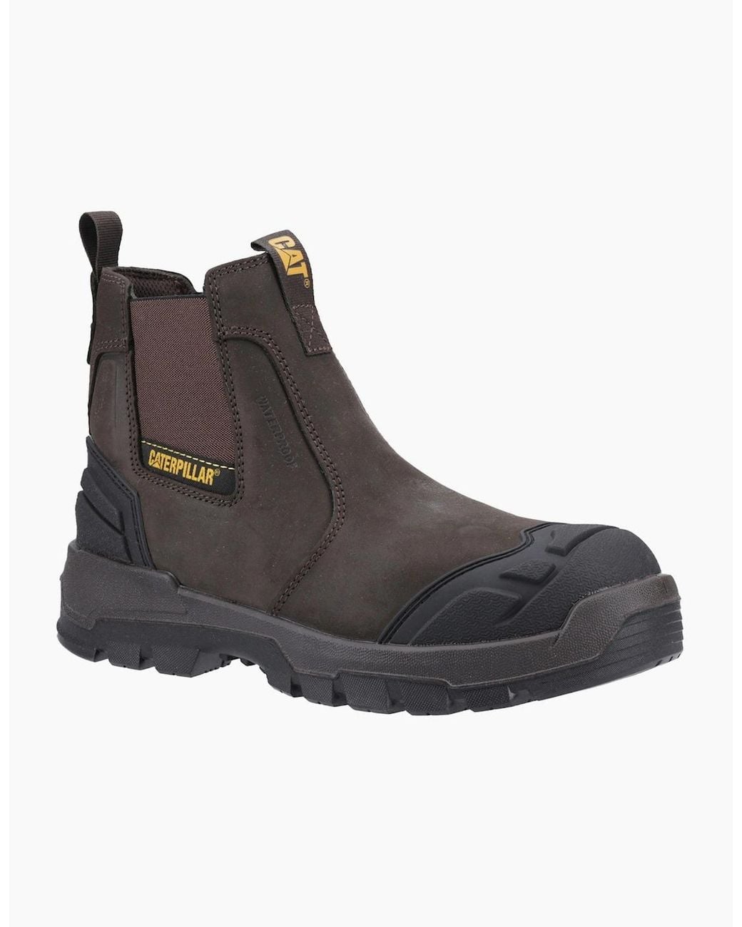 Caterpillar Brown Cat Striver Xl Waterproof Dealer Safety Boots for men