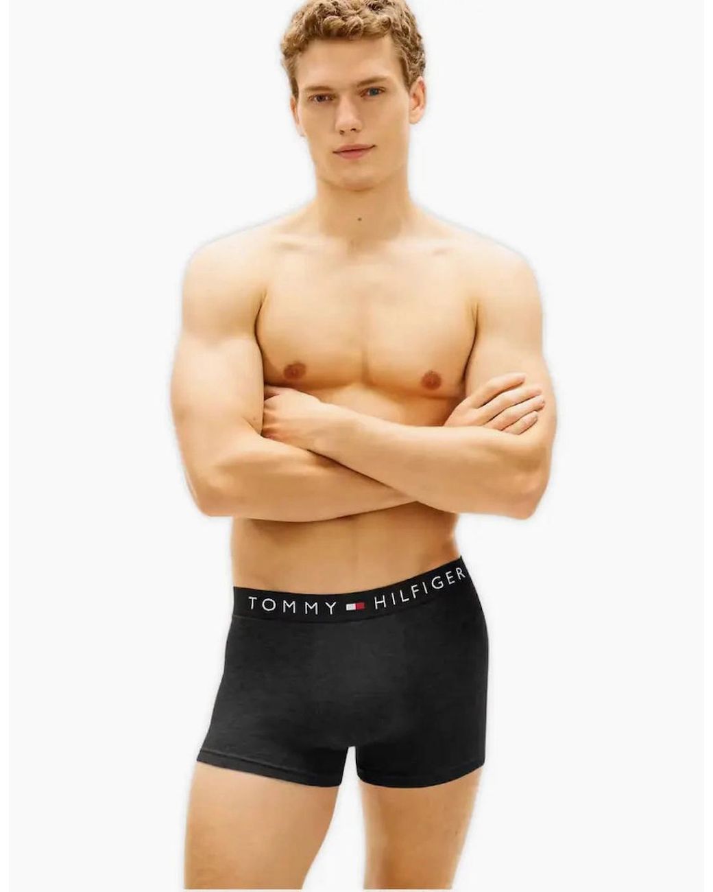 Tommy Hilfiger Blue 3-Pack Th Original Boxer Trunks, /Desert for men