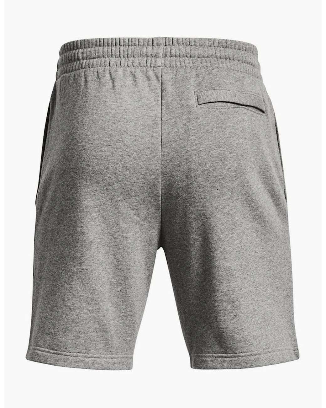 Under Armour Gray Rival Fleece Shorts for men