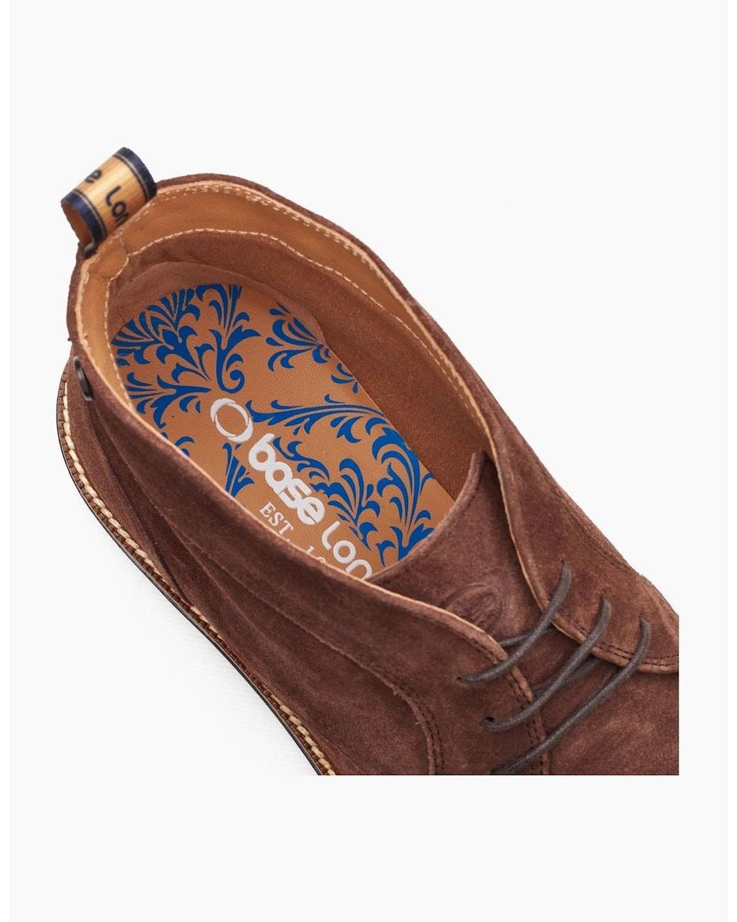 Base London Brown London Lincoln Chukka Boots for men
