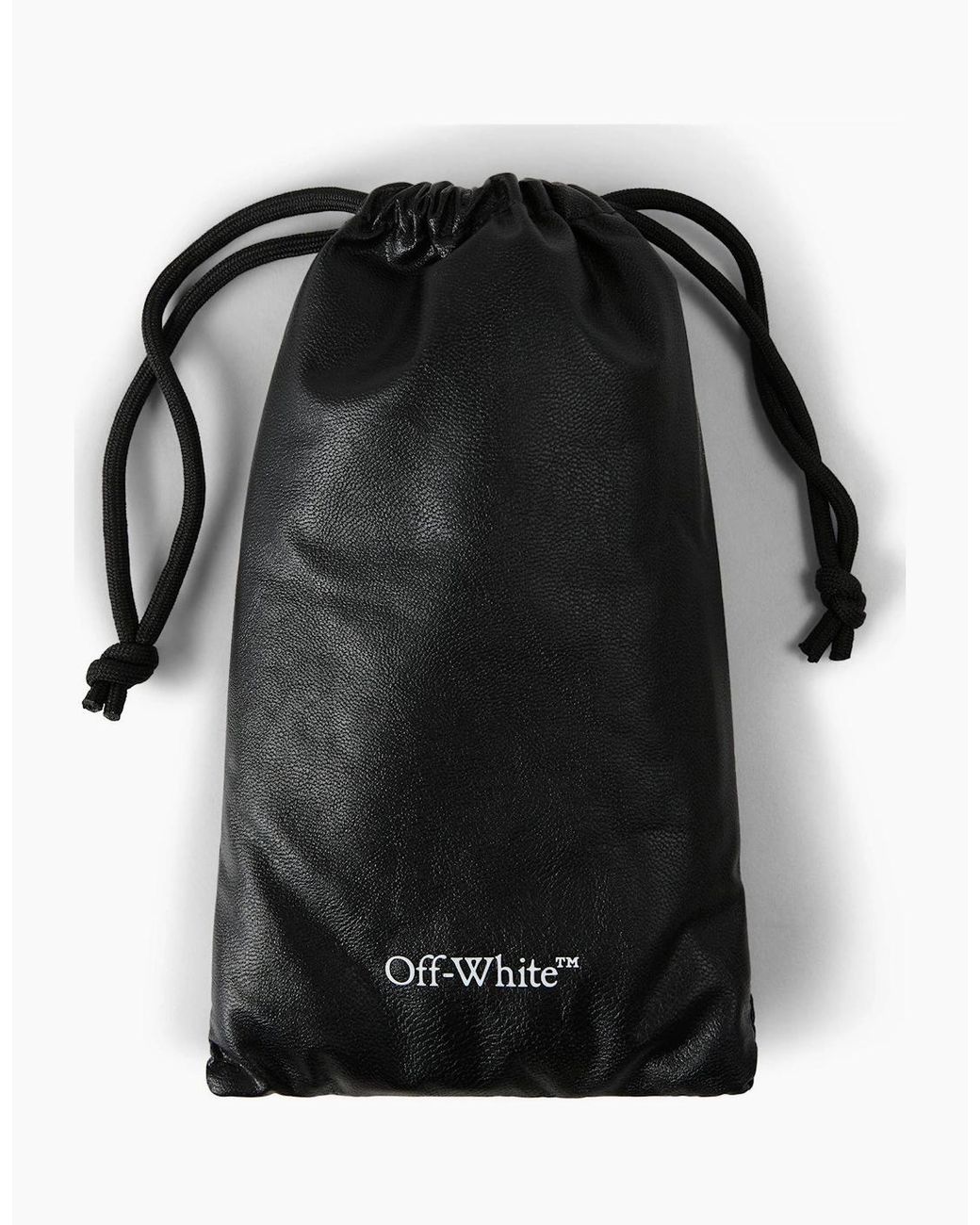 Off-White c/o Virgil Abloh Black Off Forks Sunglasses for men