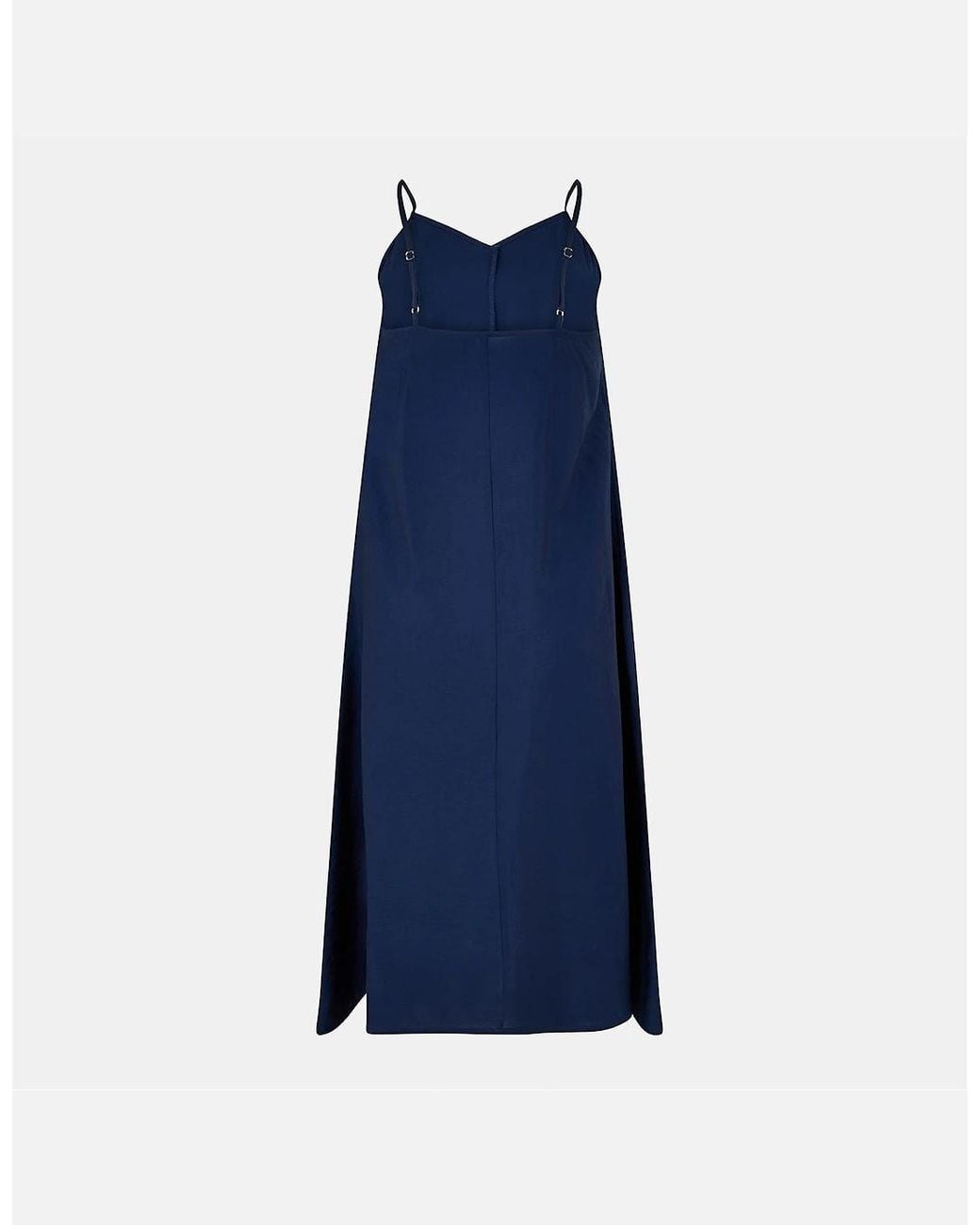 Vero Moda Blue Josie Spaghetti Strap Maxi Slip Dress